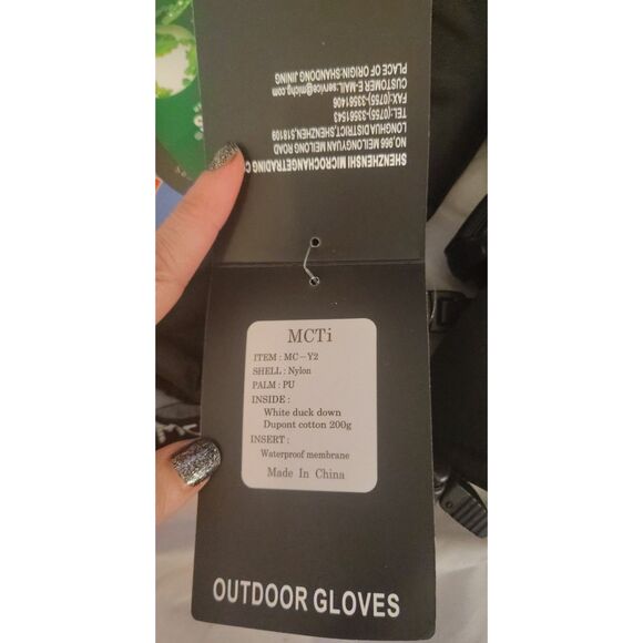 NWT MCTi Down Ski Mittens Women's Waterproof Winter Mitts W/ Touchscreen Size S - Picture 4 of 9